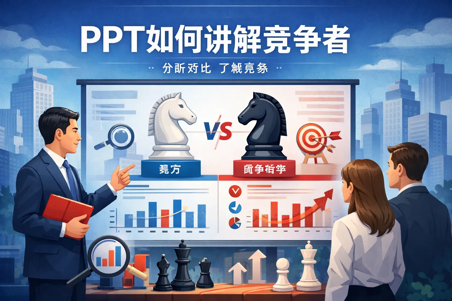 ppt如何讲解竞争者