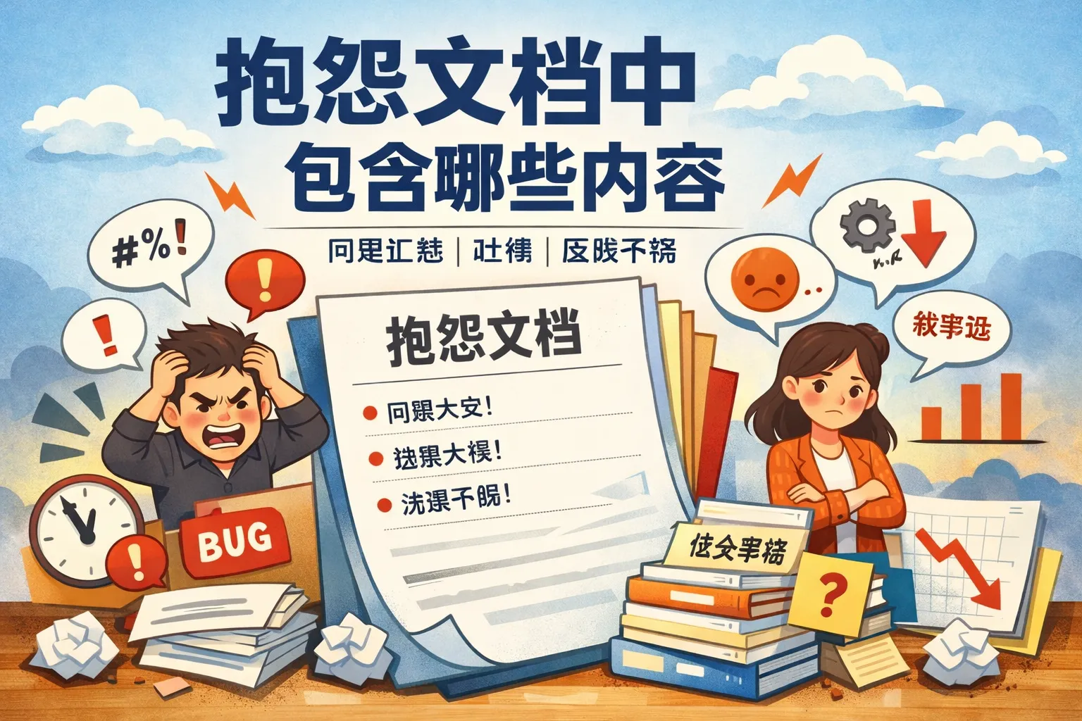 抱怨文档中包含哪些内容