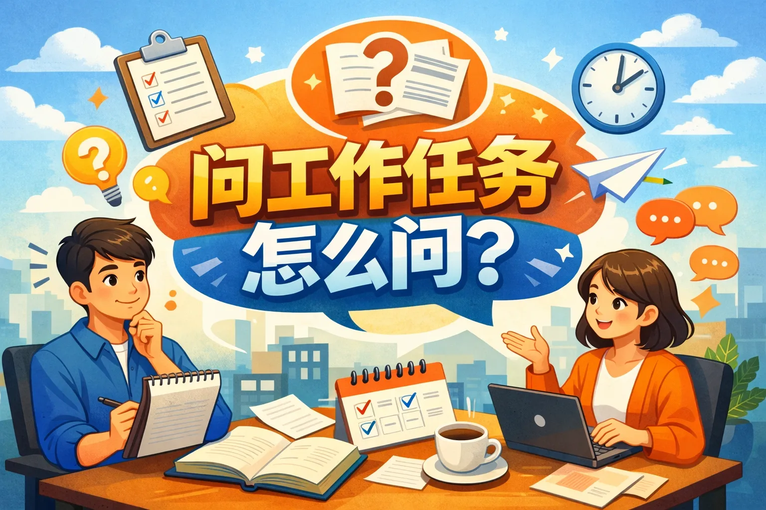 问工作任务怎么问