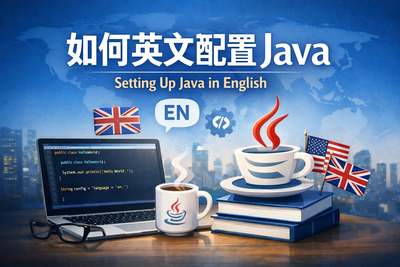 如何英文配置java