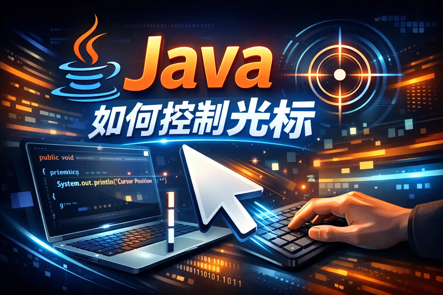 java如何控制光标