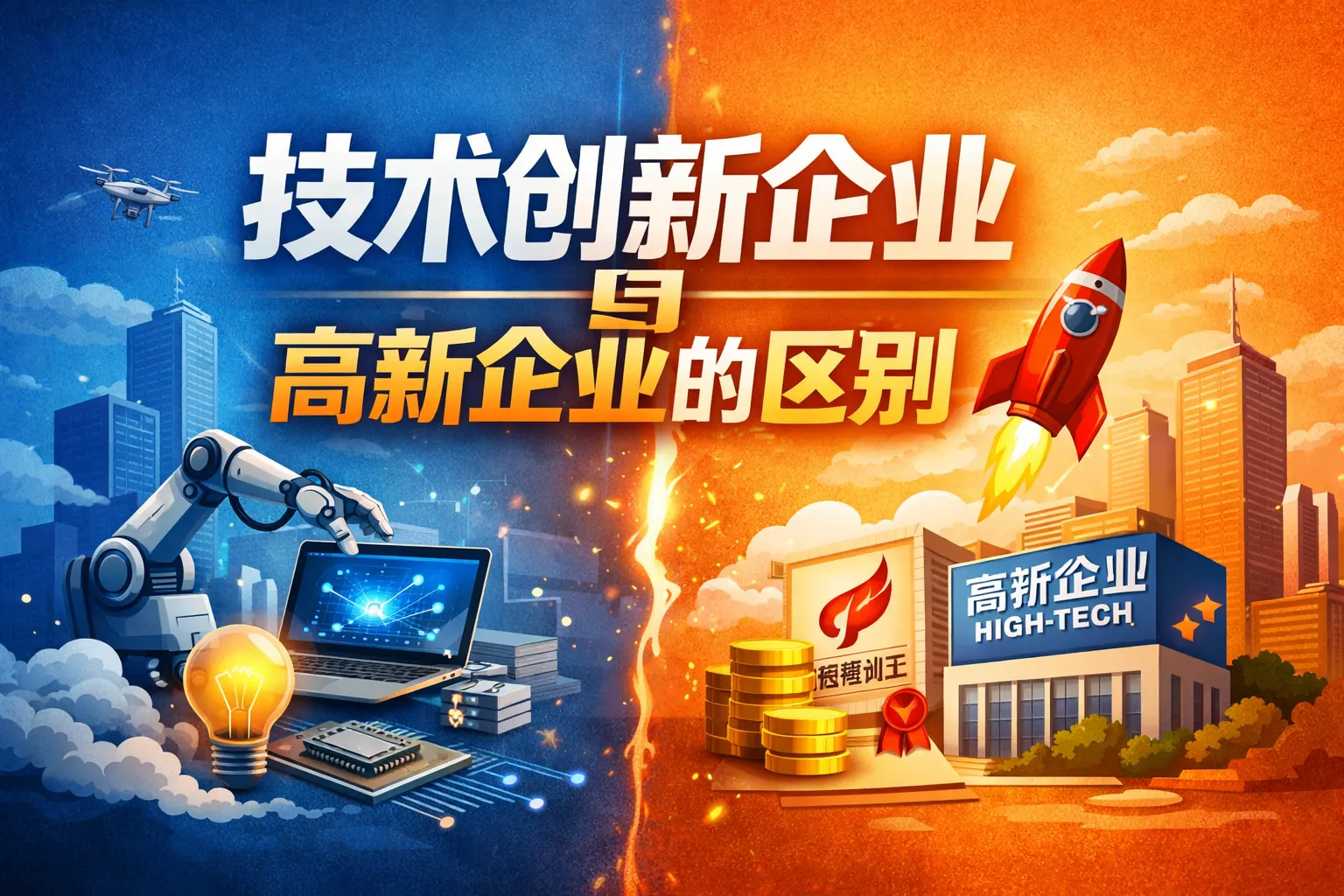 技术创新企业与高新企业的区别