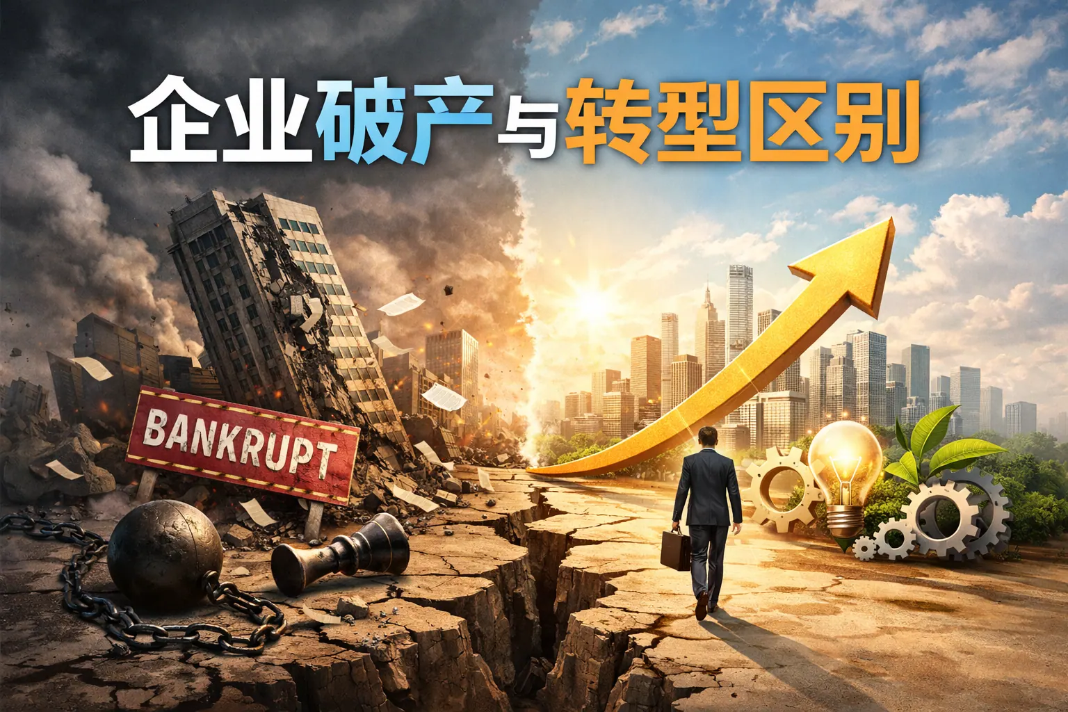 企业破产与转型区别