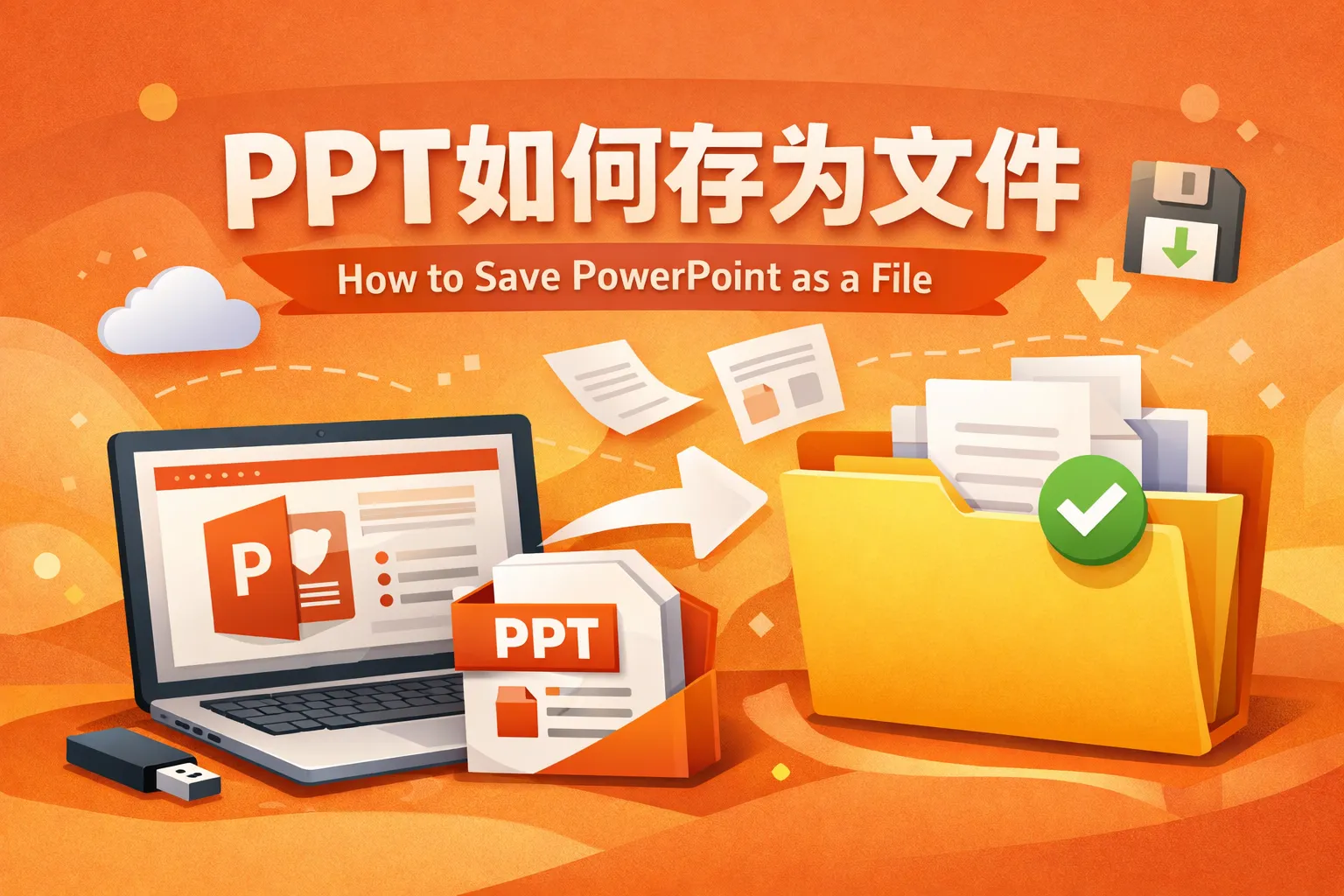 ppt如何存为文件