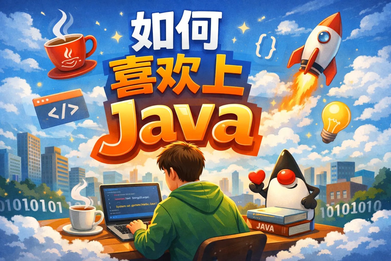 如何喜欢上java