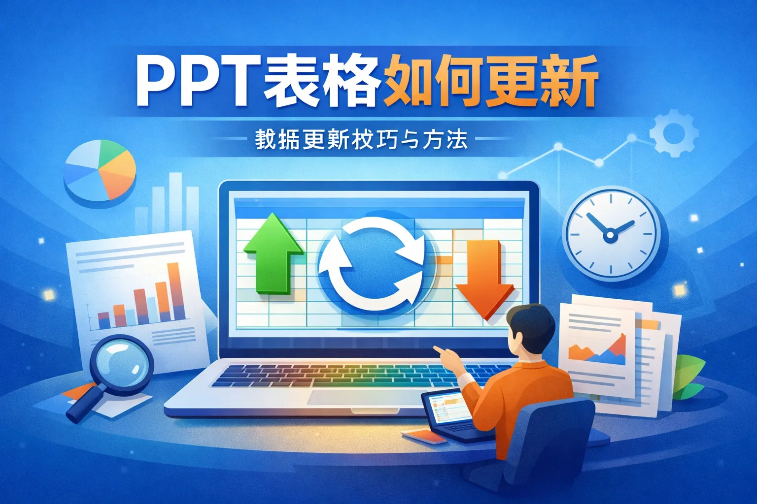 PPT表格如何更新