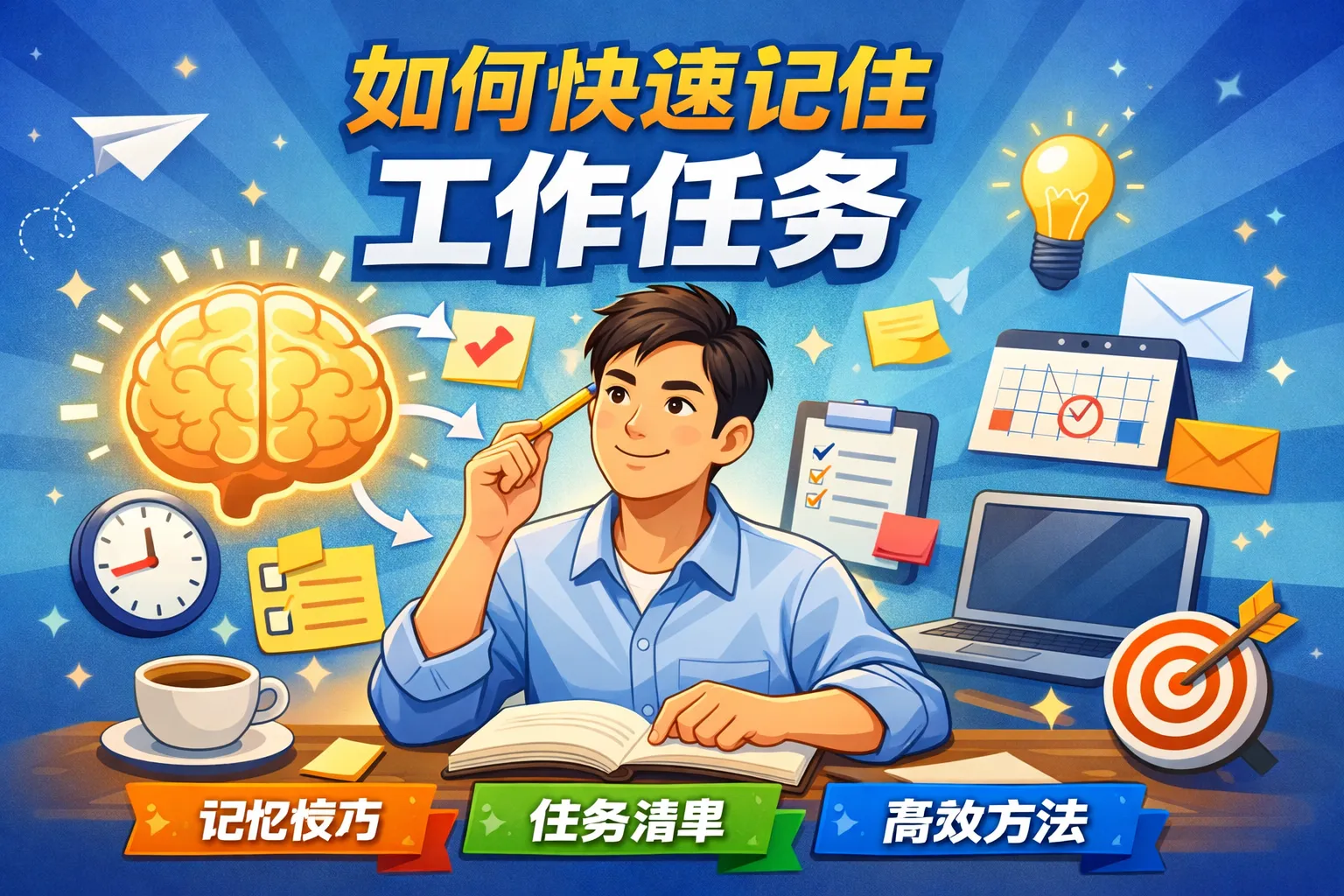 如何快速记住工作任务