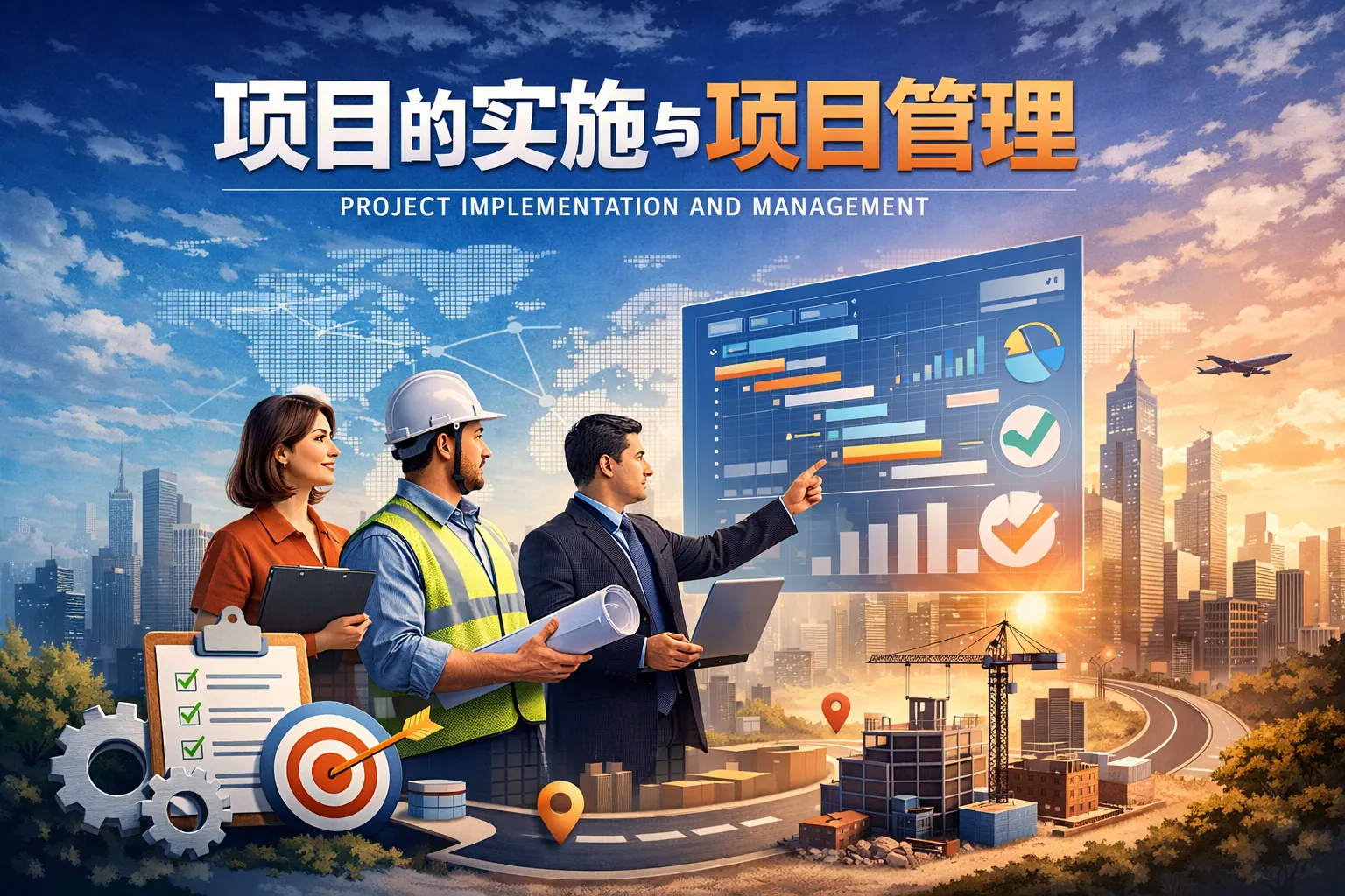 项目的实施是在项目管理