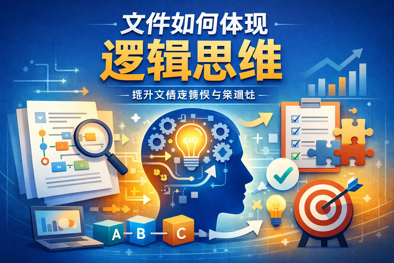 ppt中文件如何体现逻辑思维