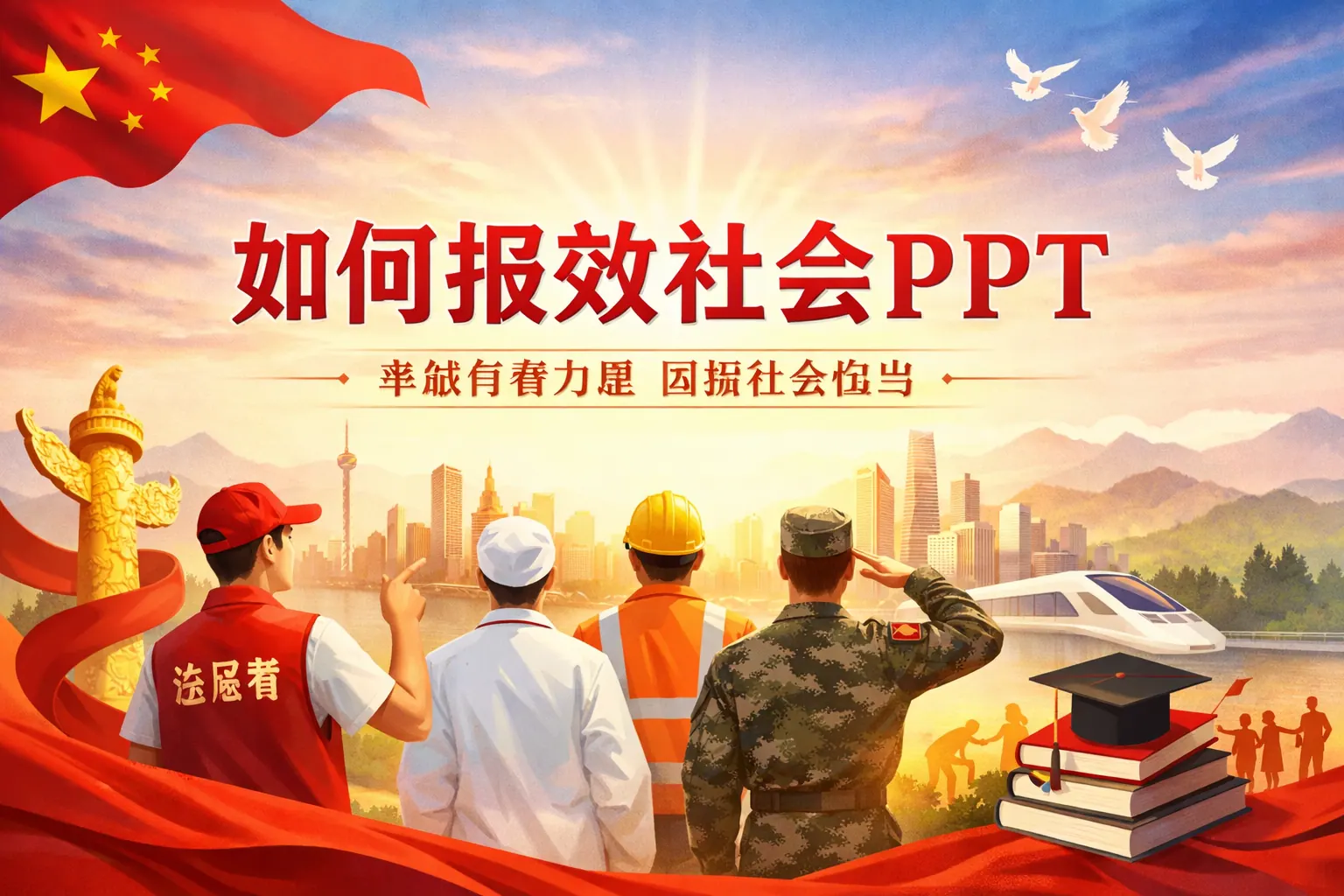 如何报效社会ppt