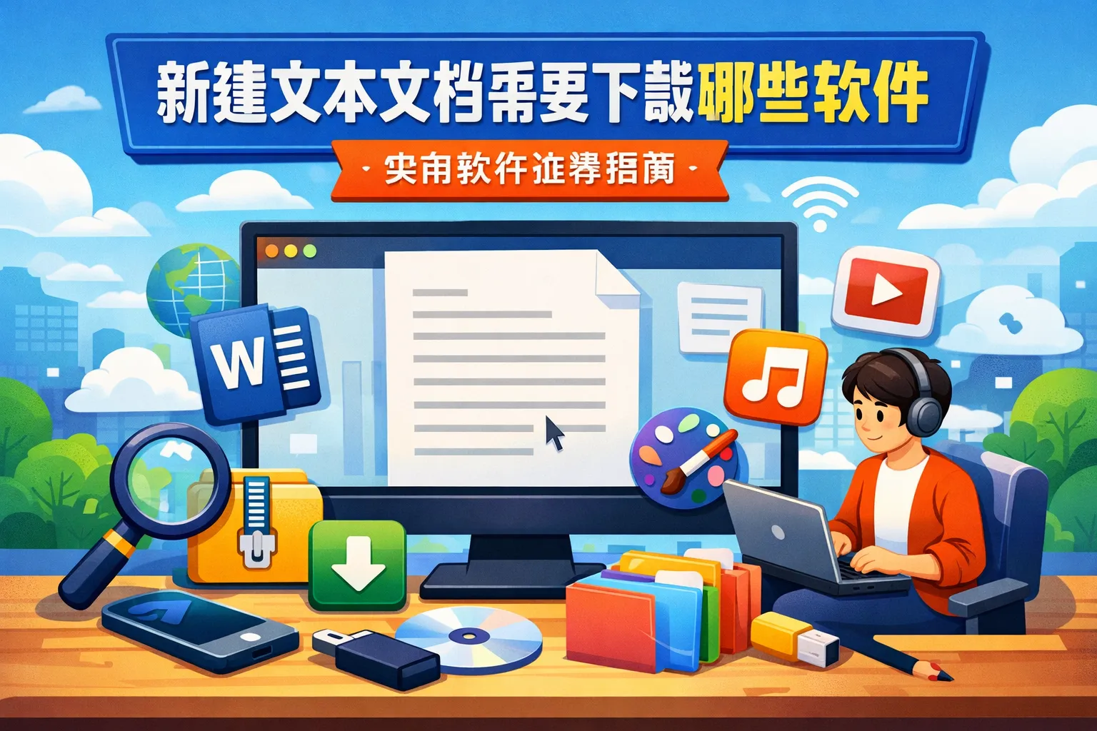 新建文本文档需要下载哪些软件