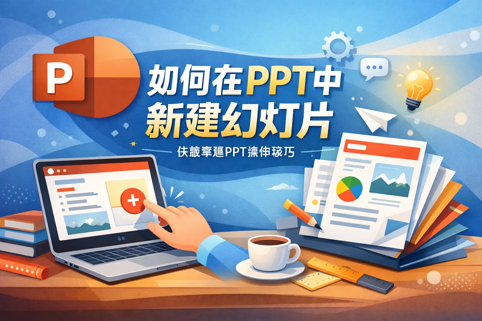 如何在ppt中新建幻灯片中