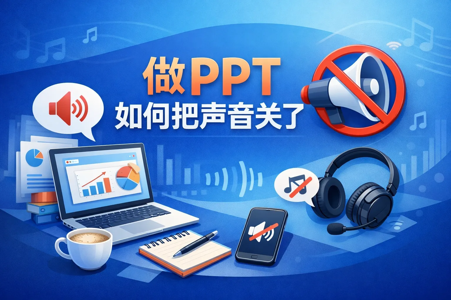做ppt如何把声音关了
