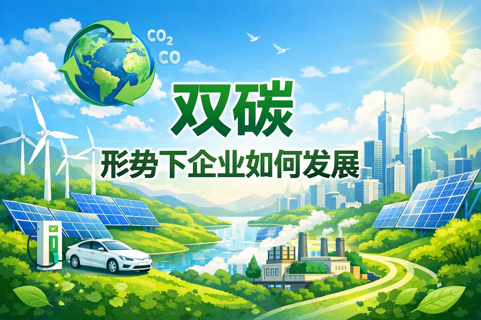 双碳形势下企业如何发展ppt