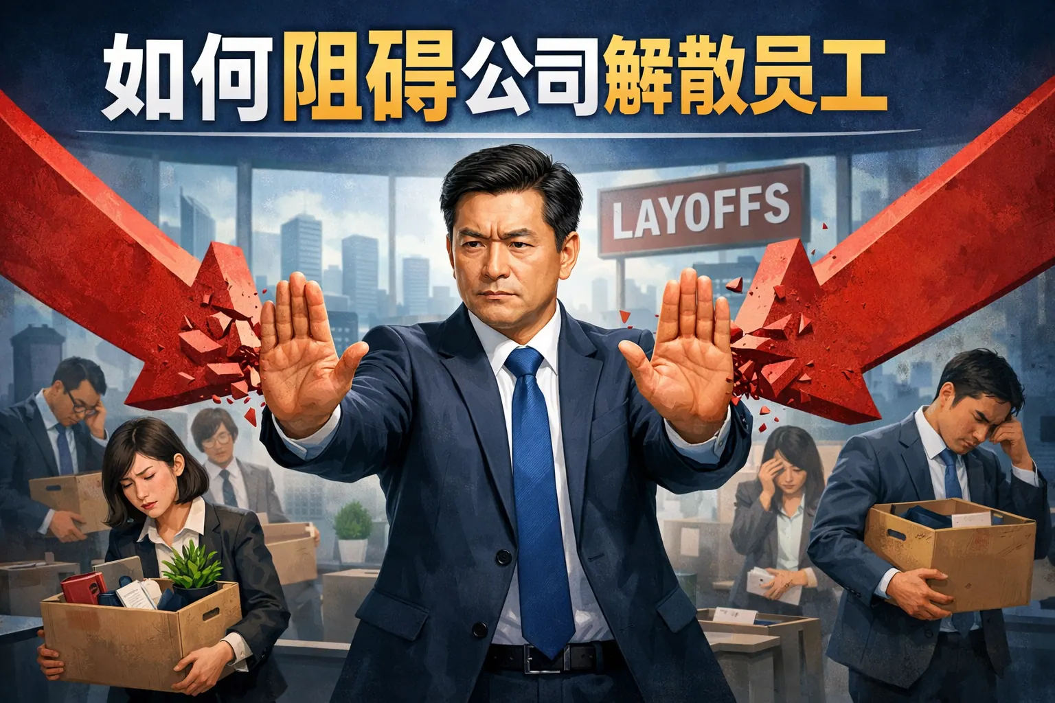 如何阻碍公司解散员工