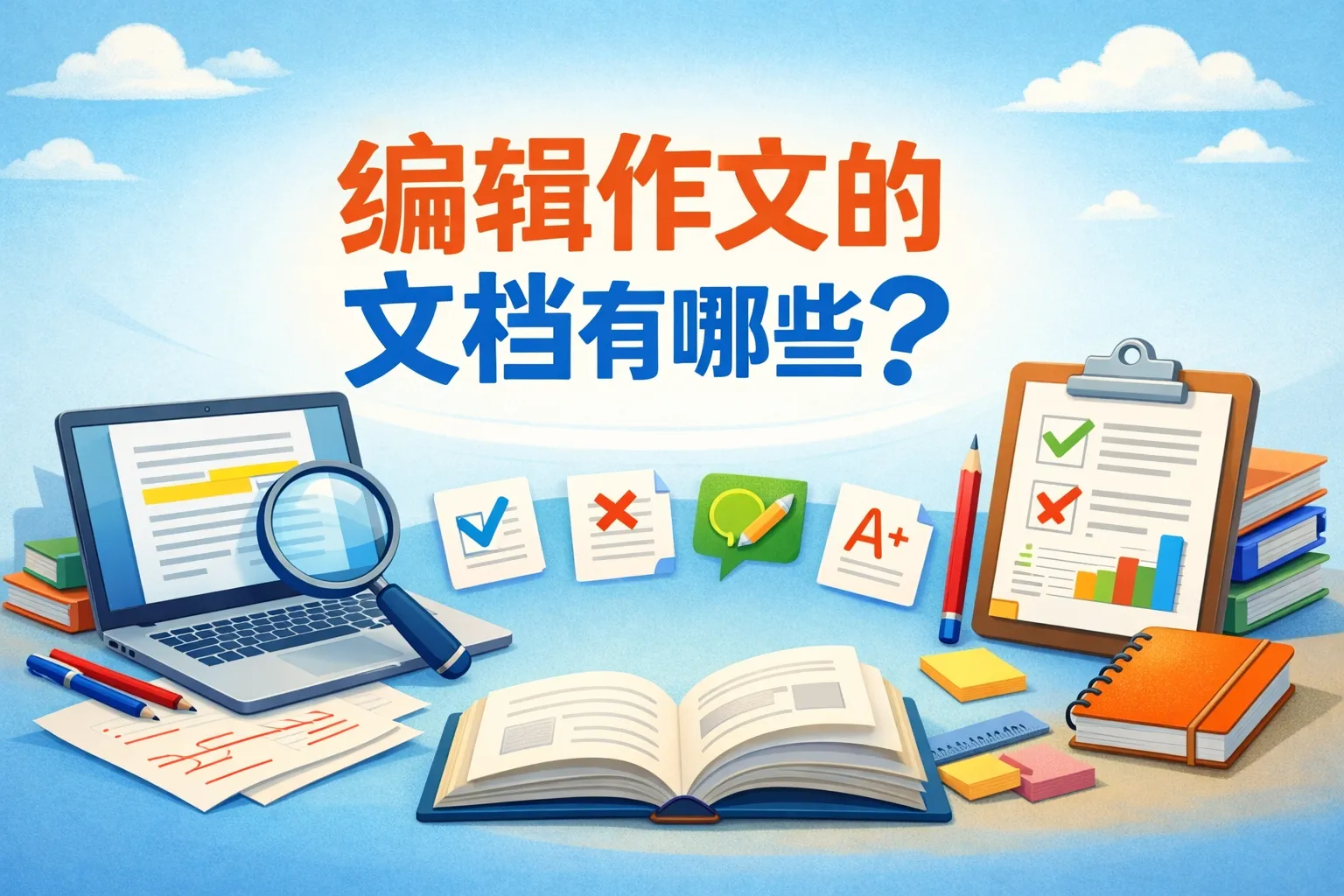 编辑作文的文档有哪些