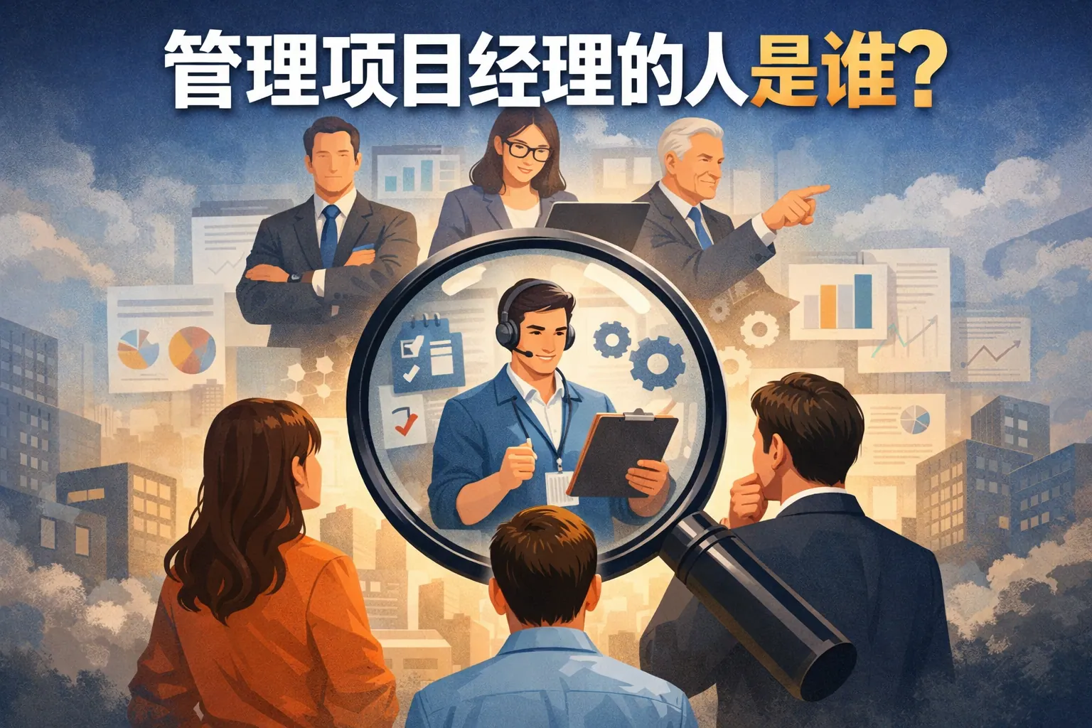 管理项目经理的人是谁