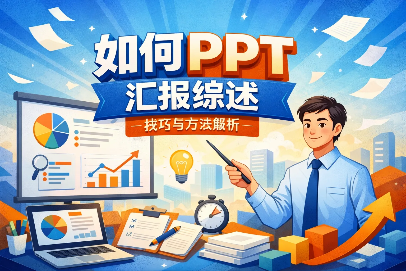 如何ppt汇报综述