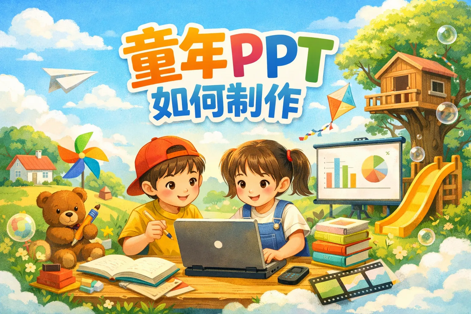 童年ppt如何制作