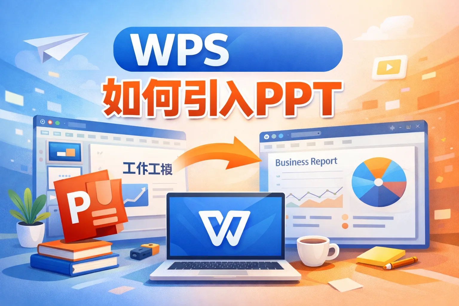 wps如何引入ppt