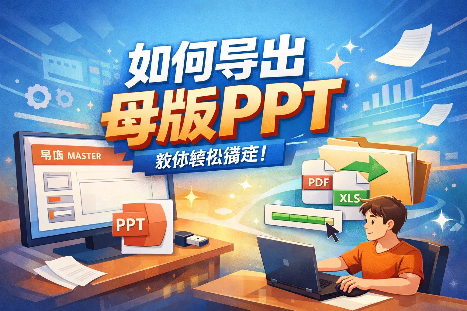 如何导出母版ppt