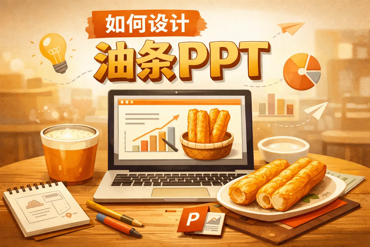 如何设计油条ppt