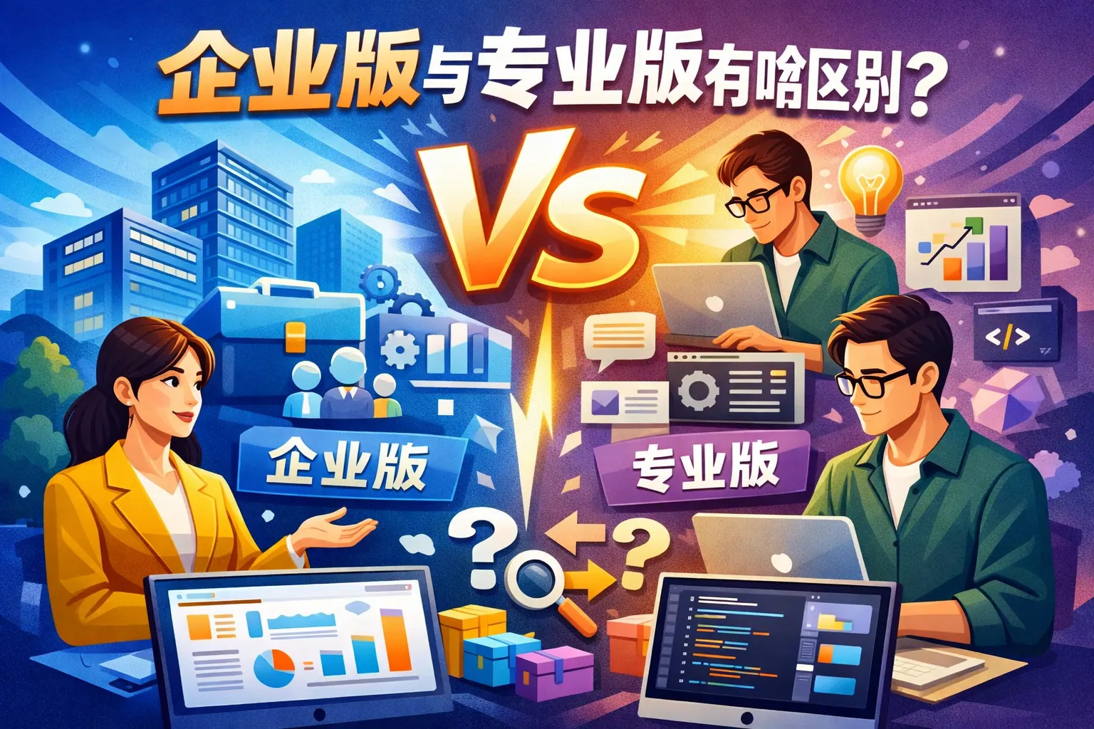 企业版与专业版有啥区别
