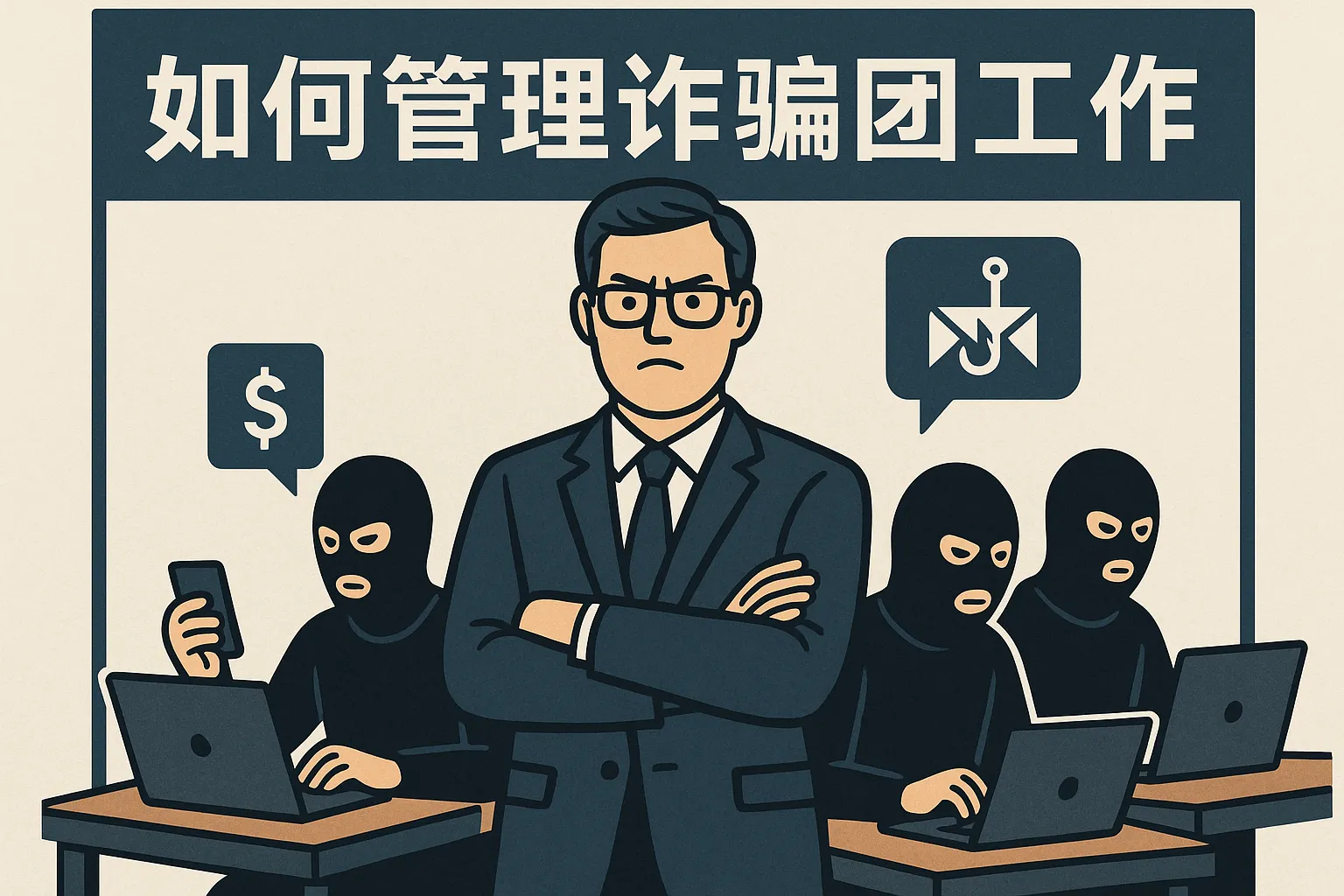 如何管理诈骗团队工作