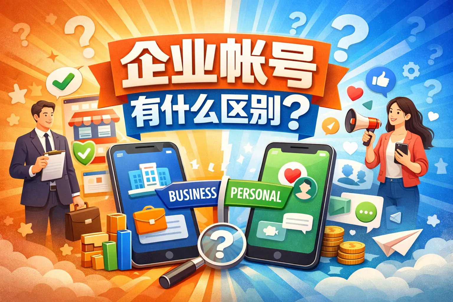 企业帐号有什么区别