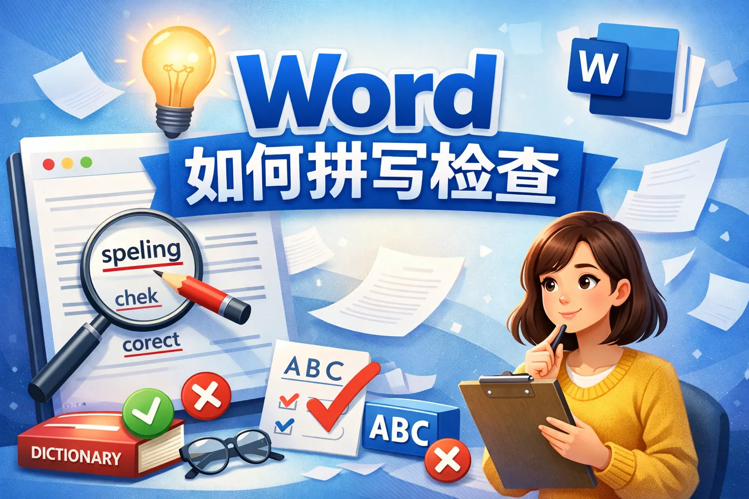 word如何拼写检查