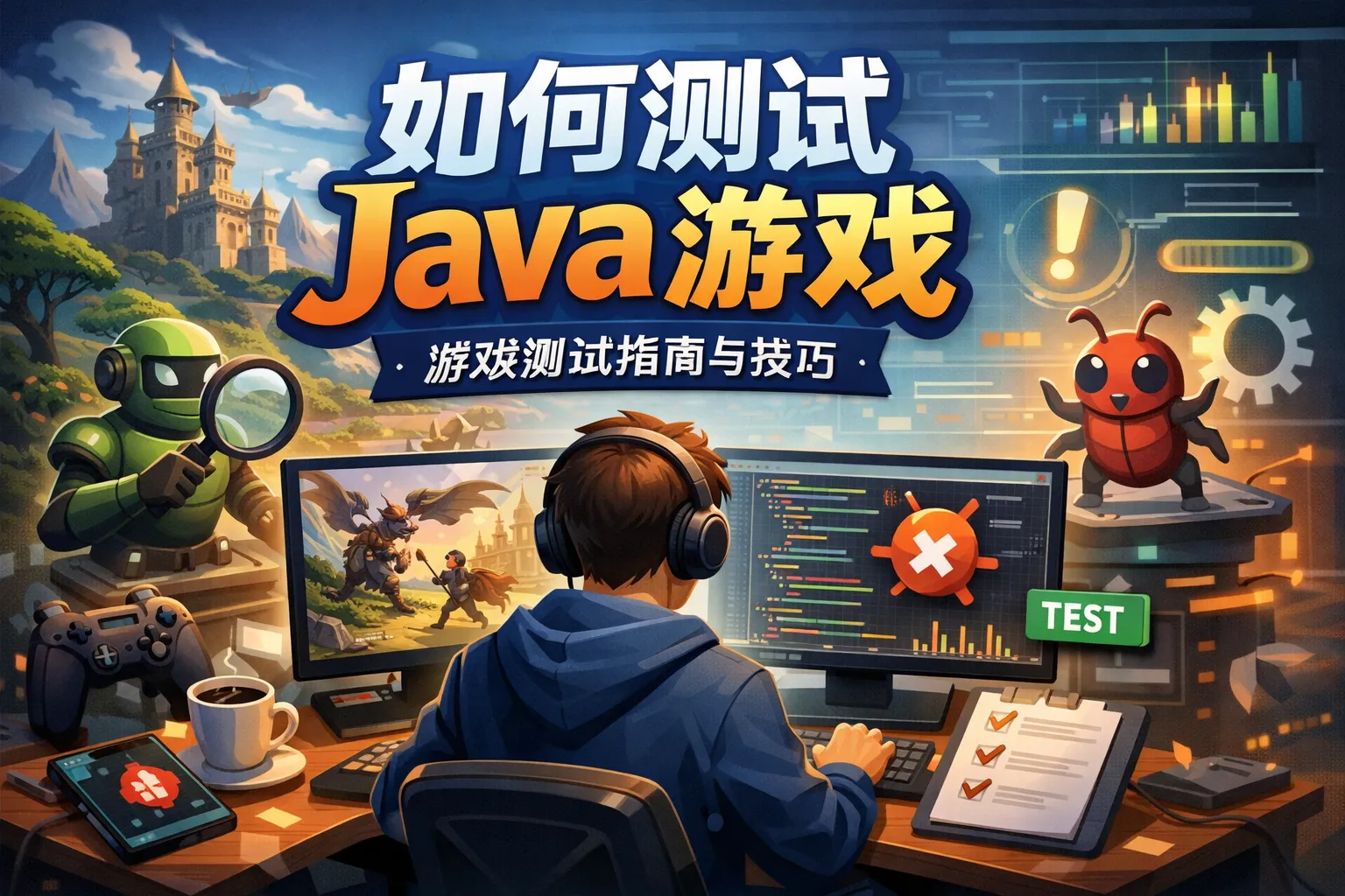 如何测试java游戏