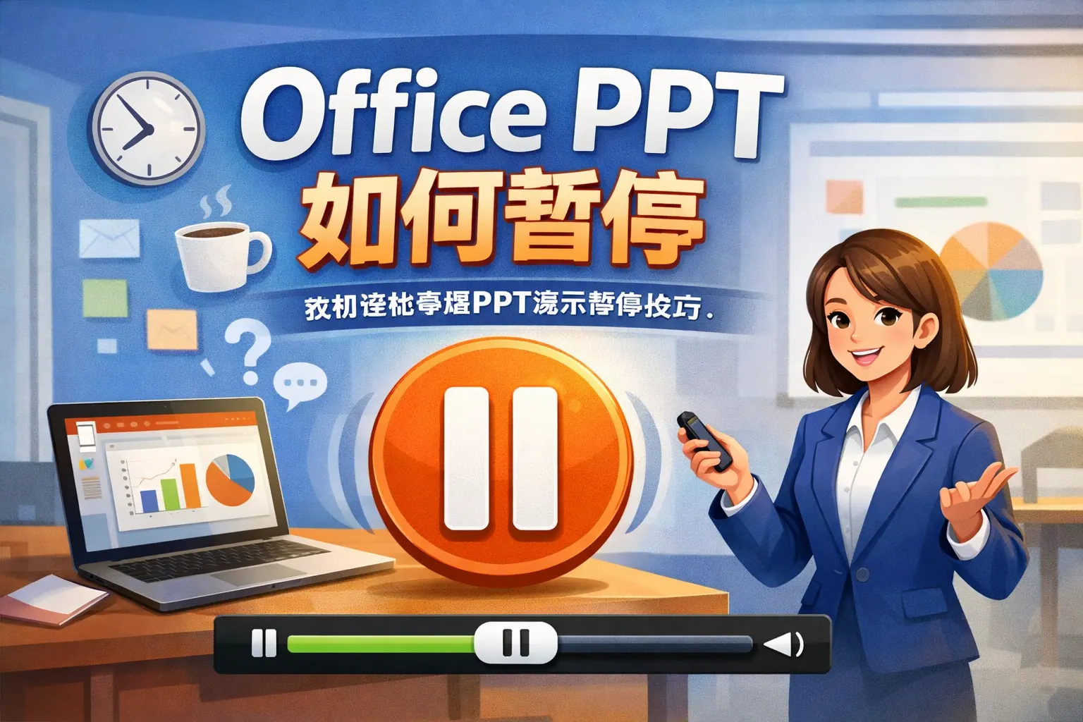 office ppt如何暂停