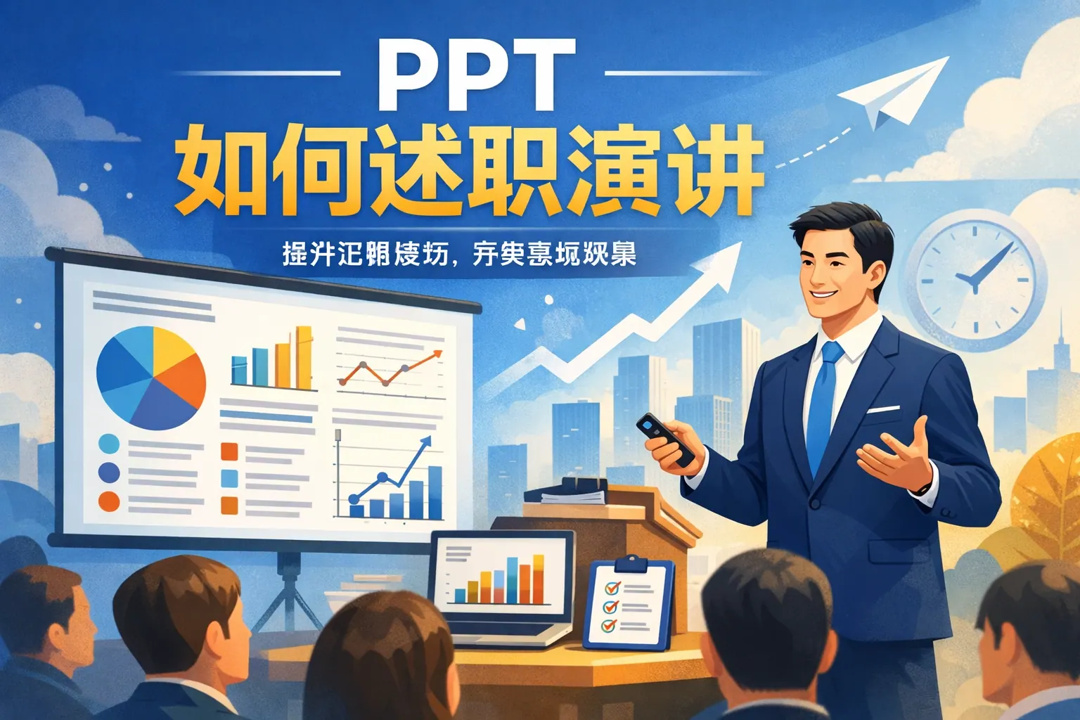 ppt如何述职演讲