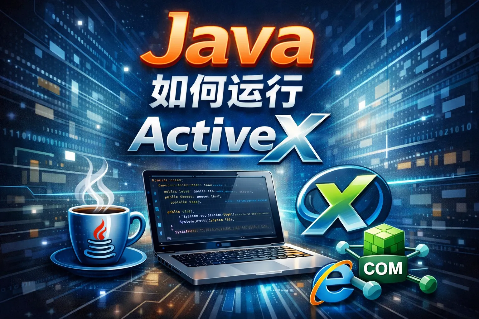 java如何运行activex