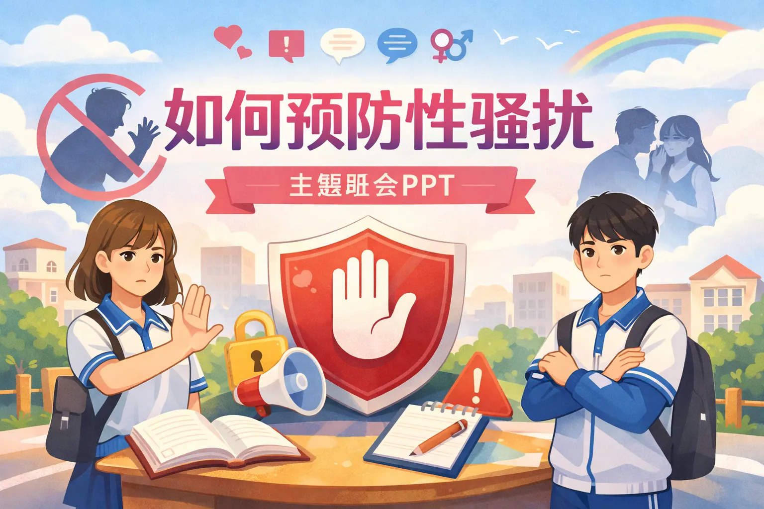 如何预防性骚扰ppt主题班会
