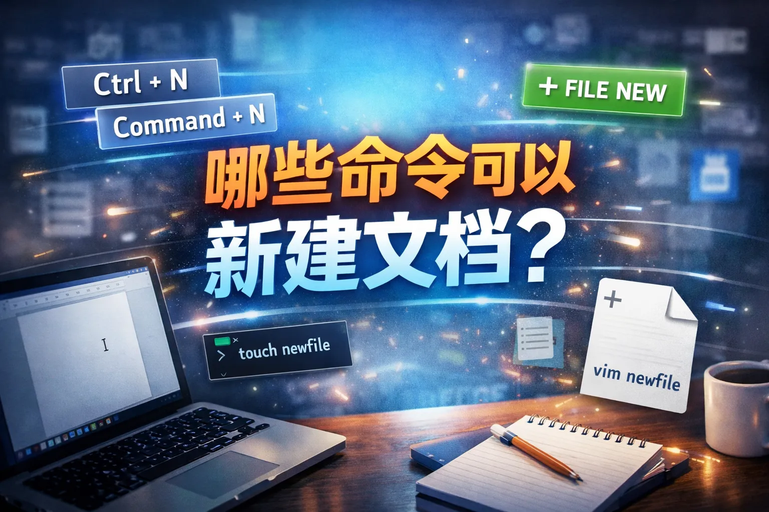 哪些命令可以新建文档