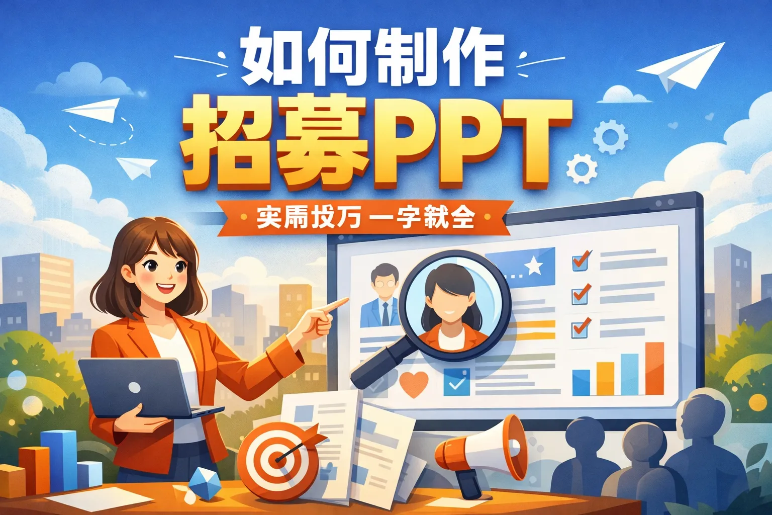 如何制作招募ppt
