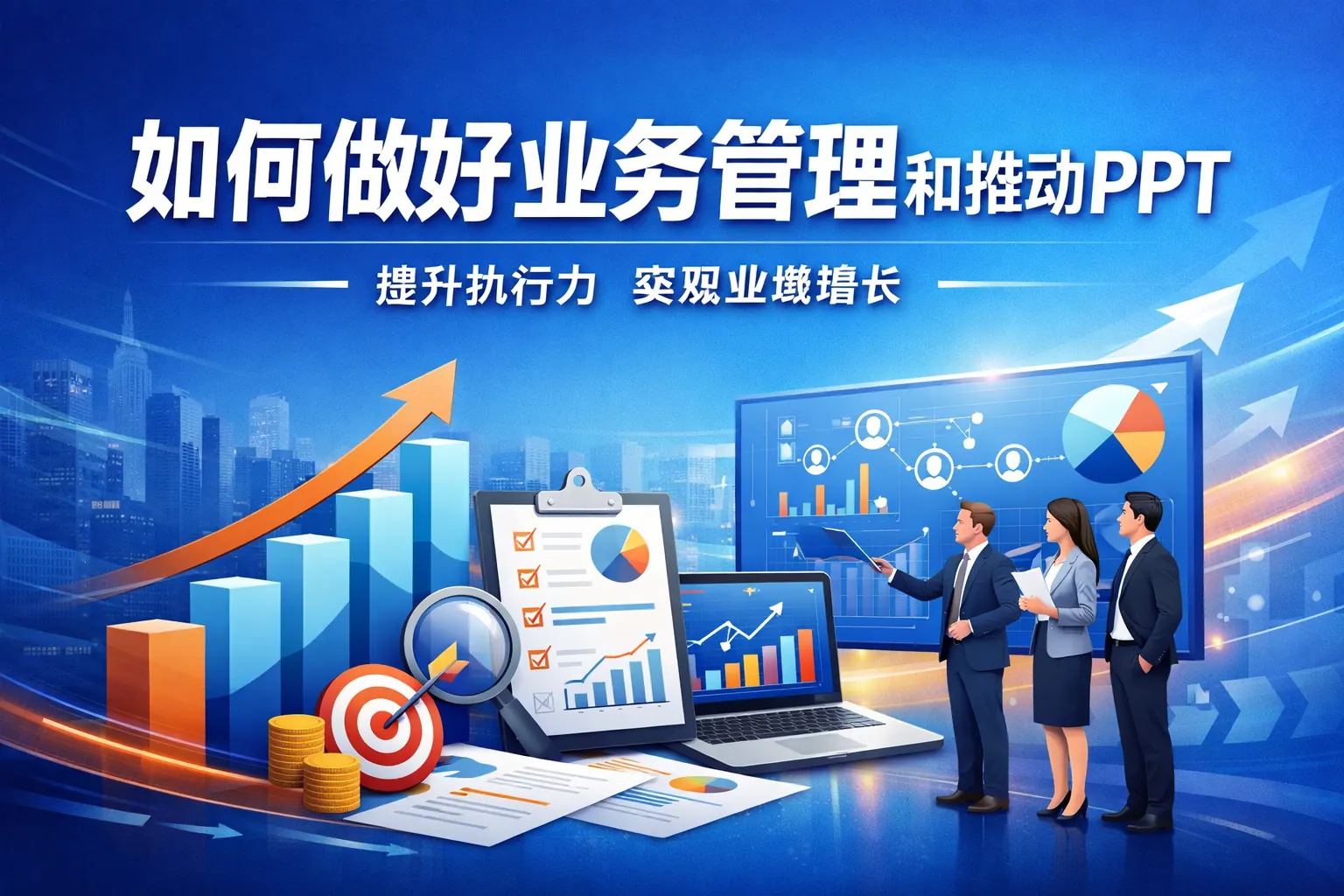 如何做好业务管理和推动PPT
