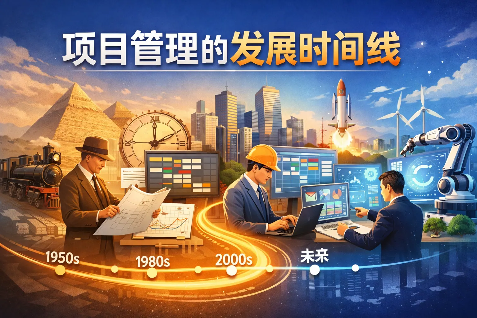 项目管理的发展时间线是
