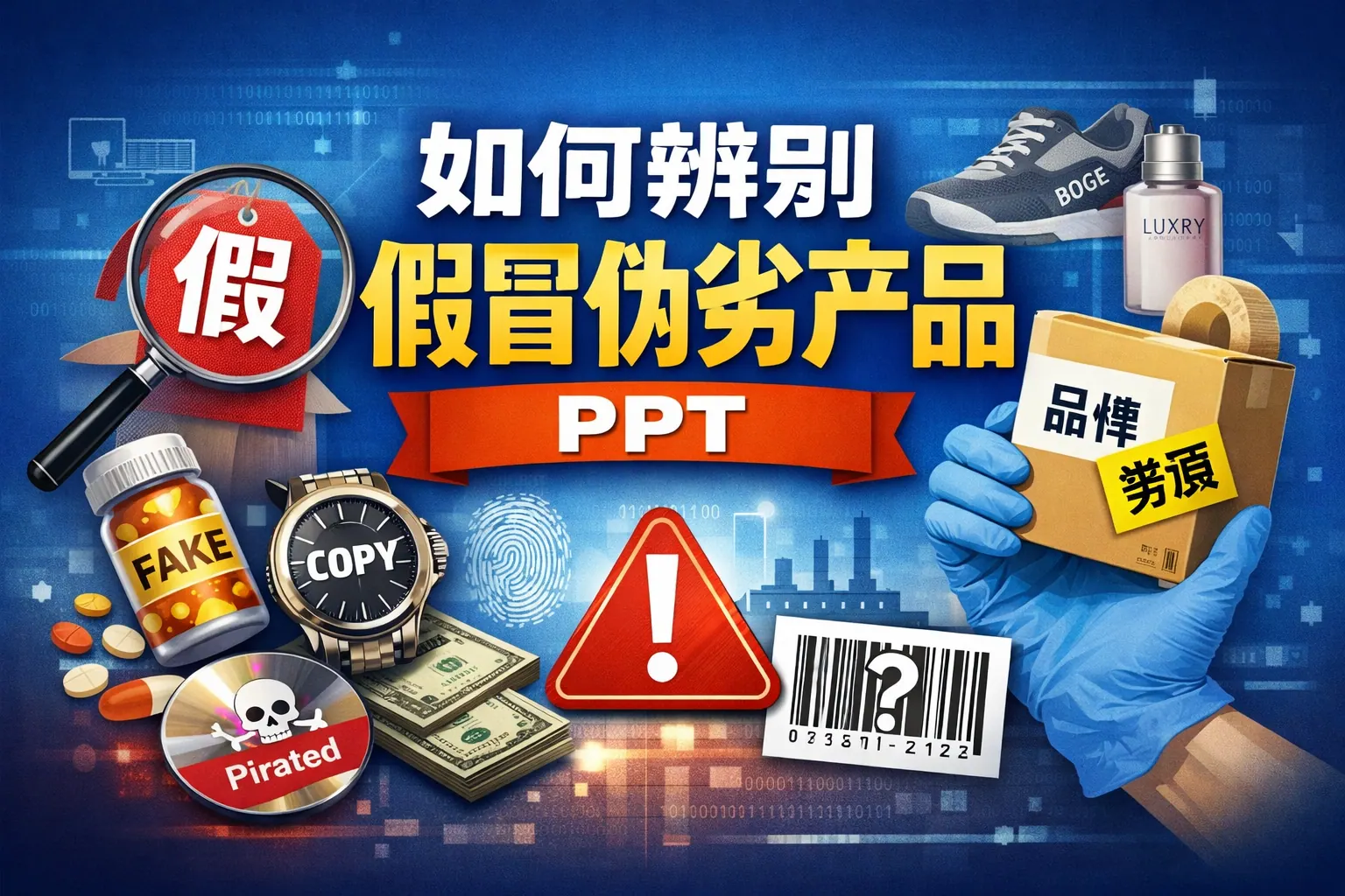 如何辨别假冒伪劣产品ppt