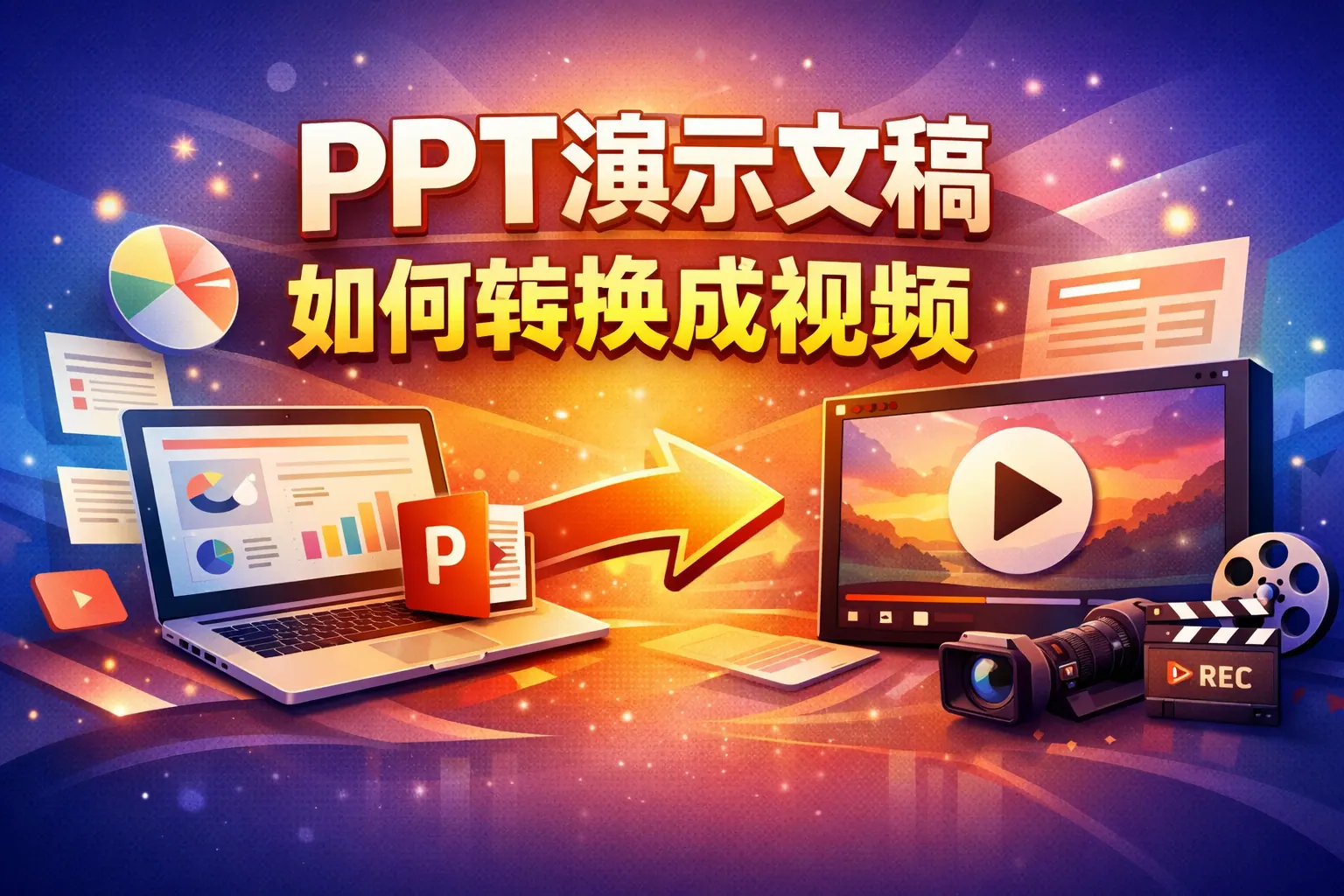 ppt演示文稿如何转换成视频