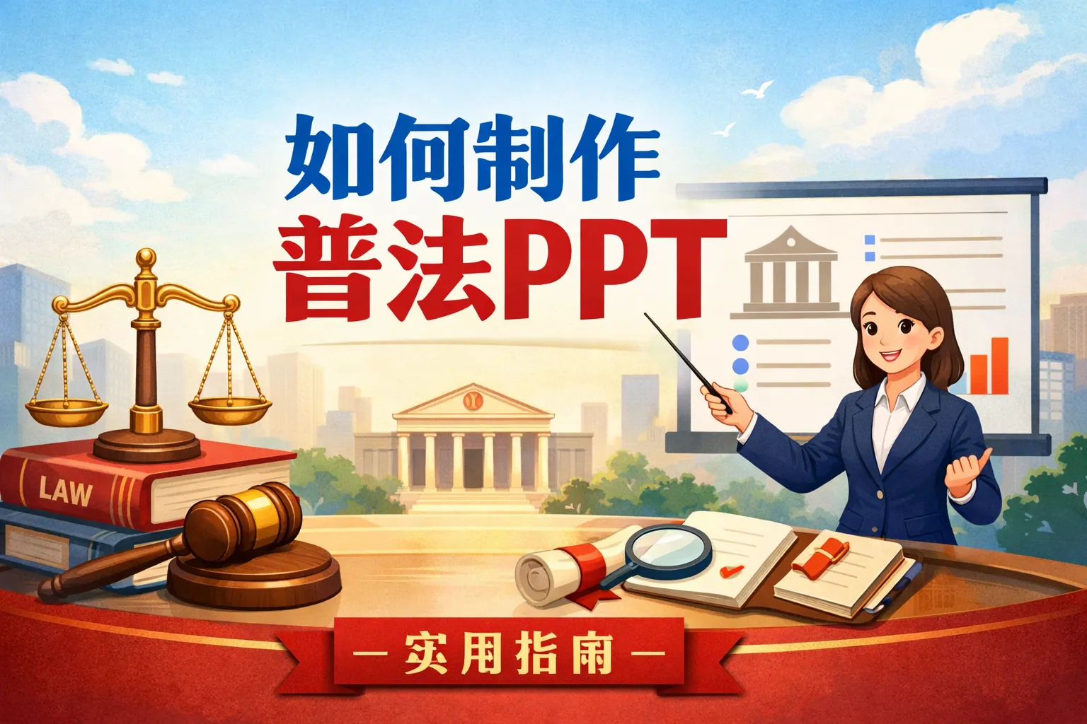 如何制作普法ppt