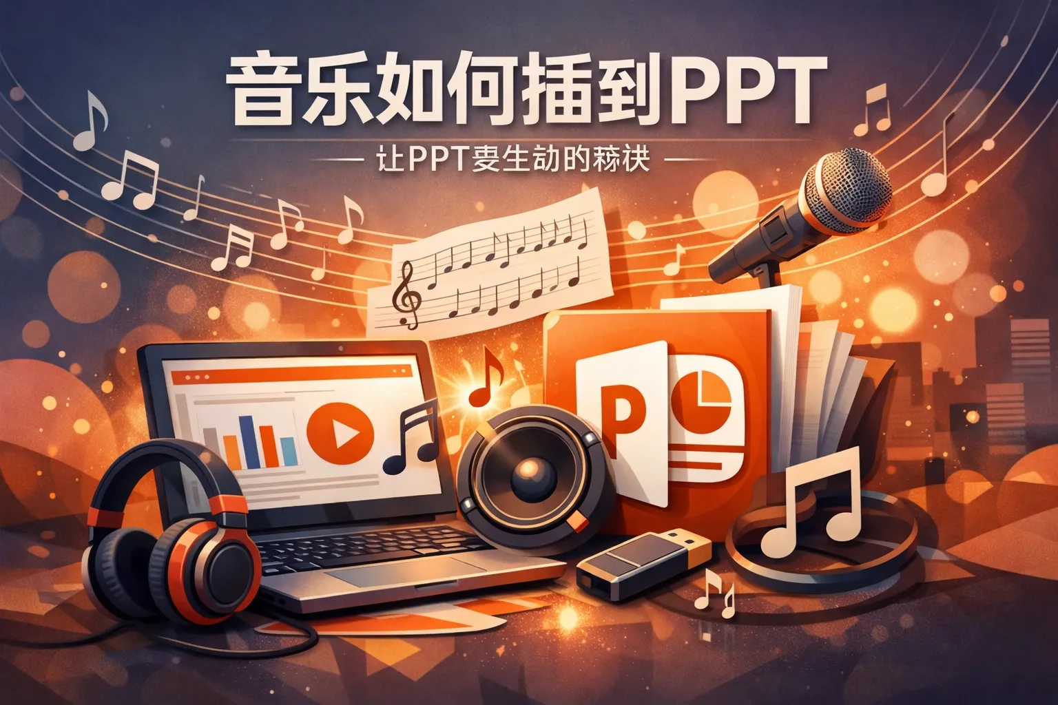 音乐如何插到PPT