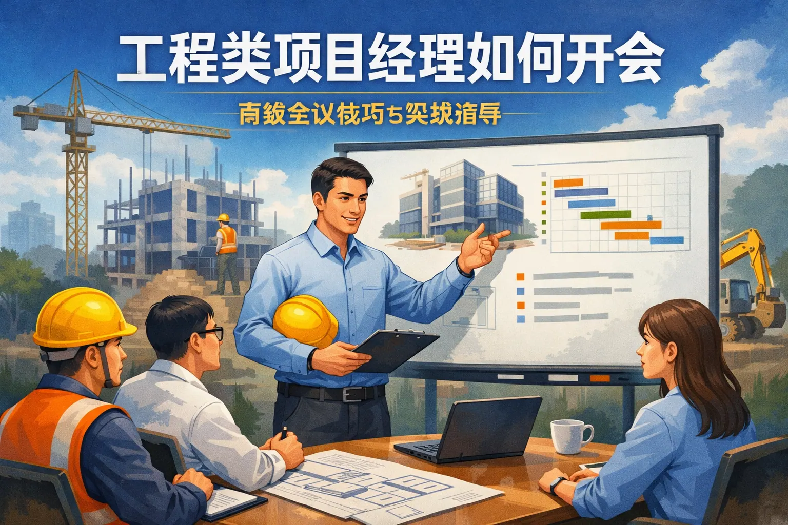 工程类项目经理如何开会