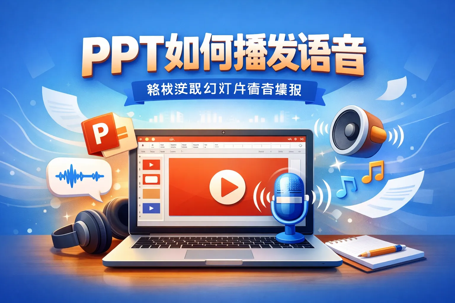 ppt如何播发语音
