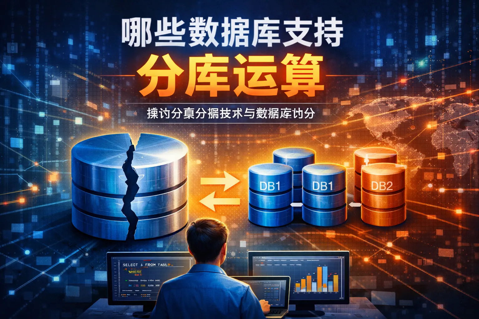 哪些数据库支持分库运算