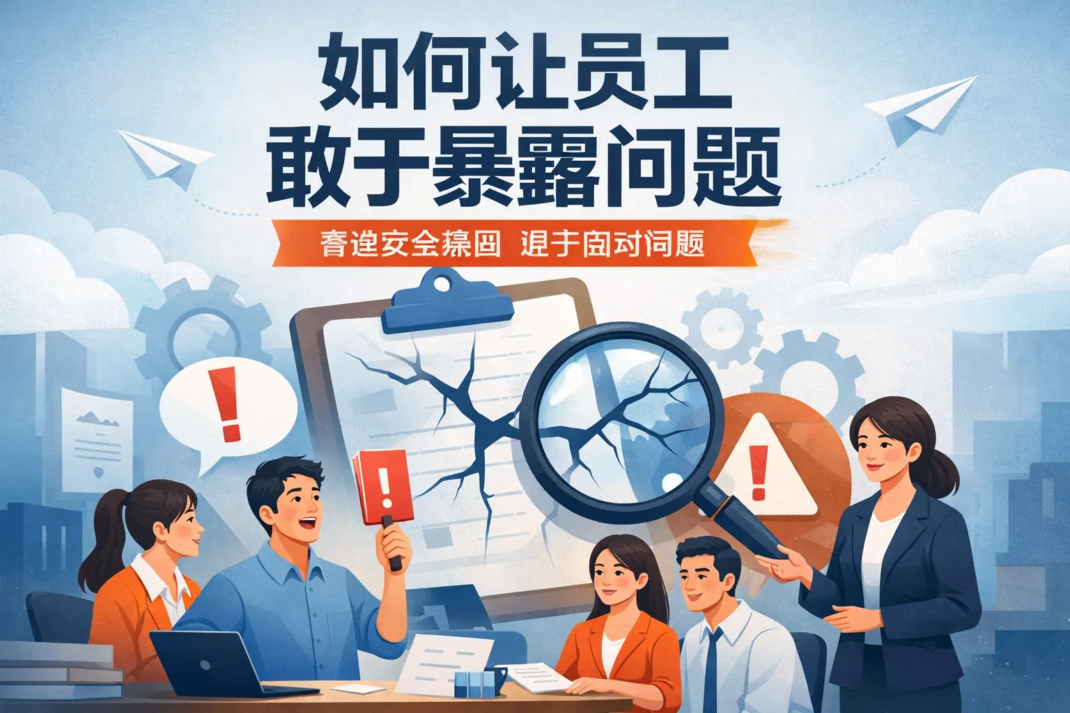 如何让员工敢于暴露问题