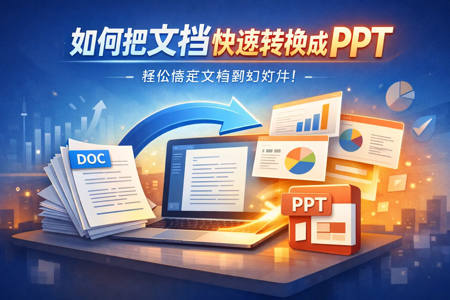 如何把文档快速转换成PPT