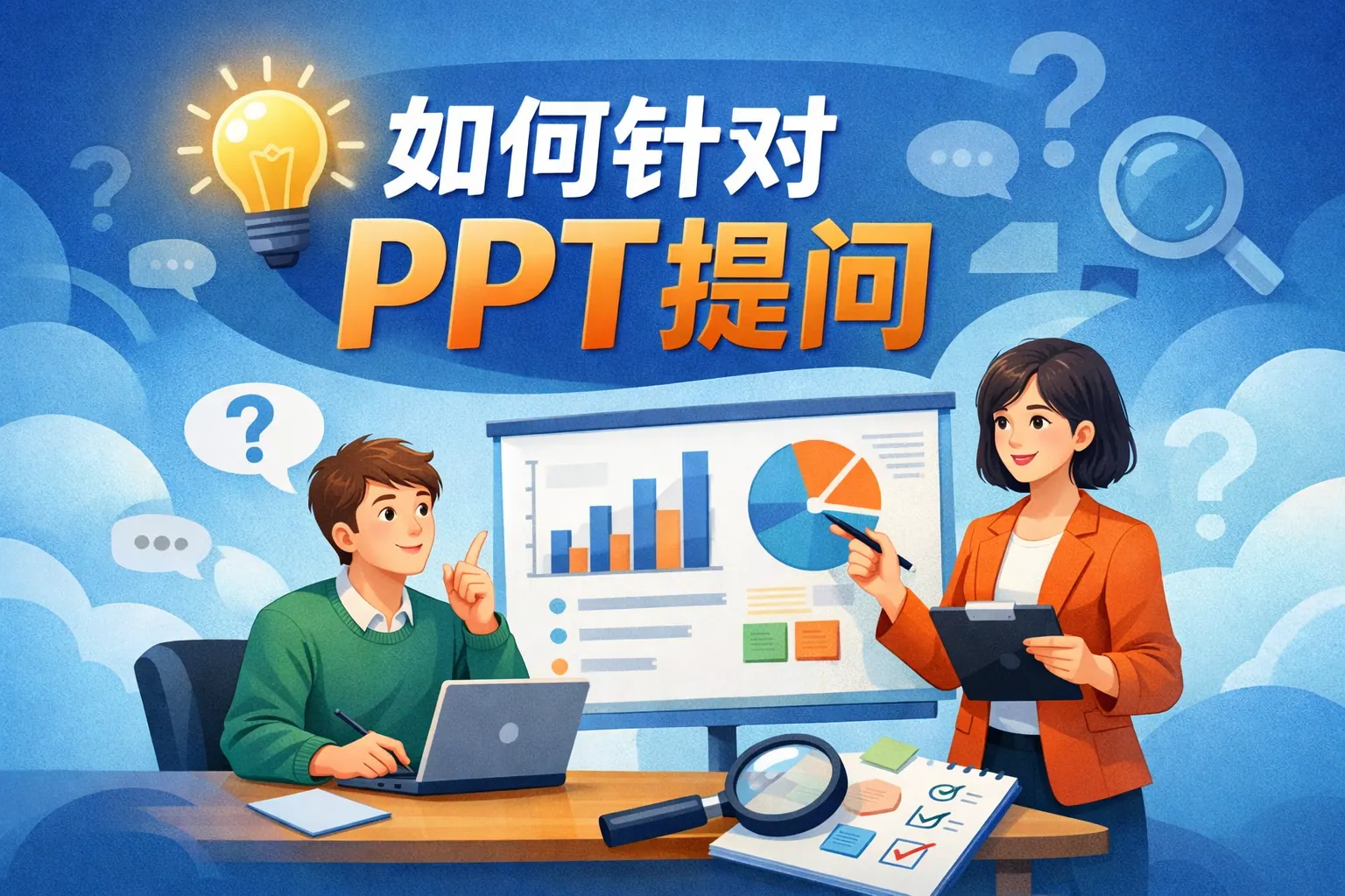 如何针对ppt提问