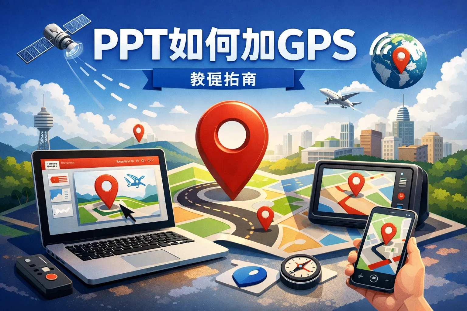 ppt如何加gps